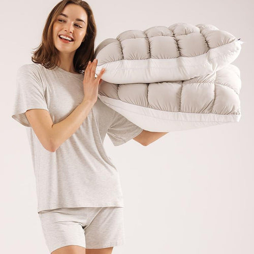 Cloud Comforter folded and carried