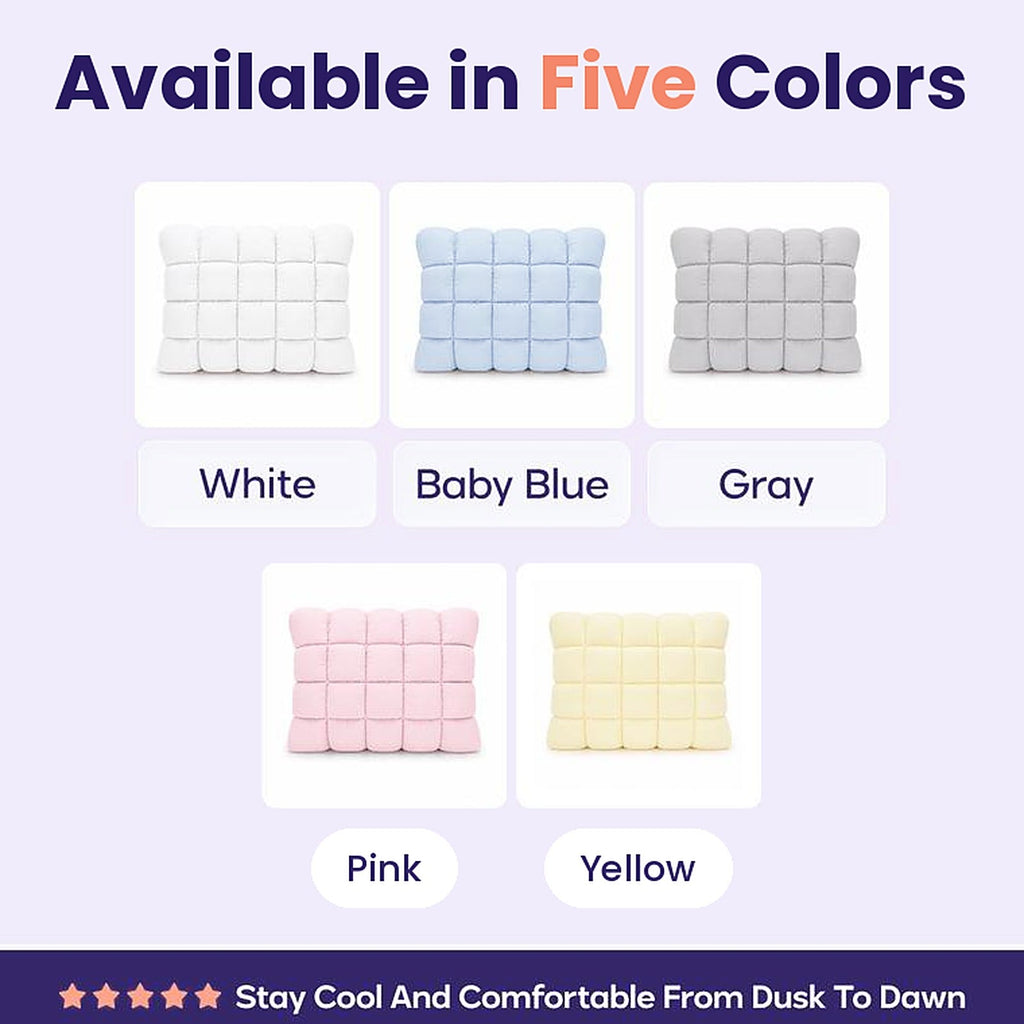 All seven comforter colours