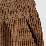 Men’s Corduroy Summer Shirt & Shorts Set
